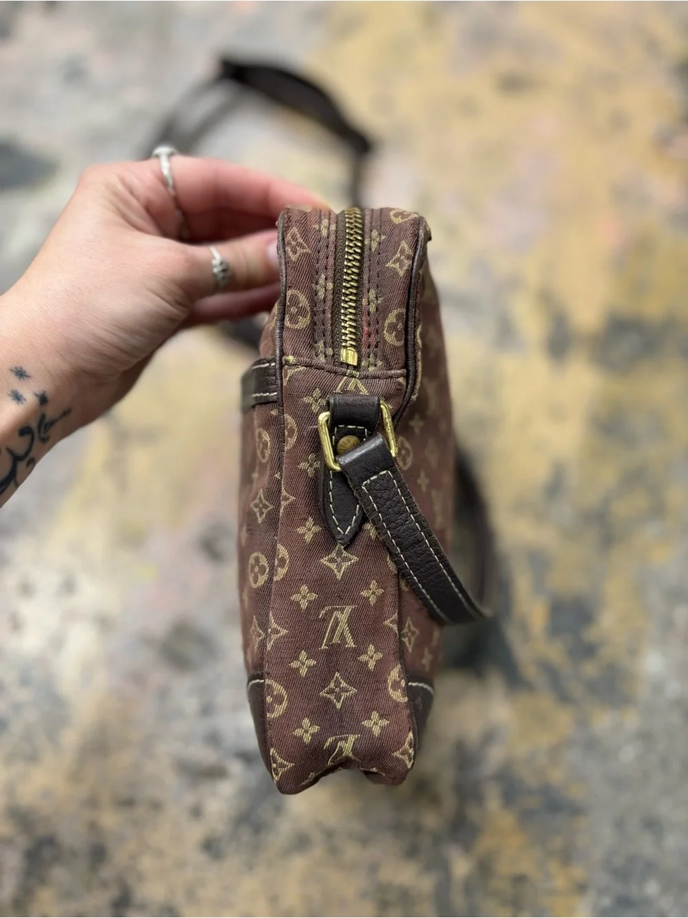 Vintage Louis Vuitton Monogram Mini Lin Crossbody Bag